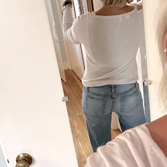 Anthropologie Moth Draped Cowl Neck Knit Top - Picture 4 of 7